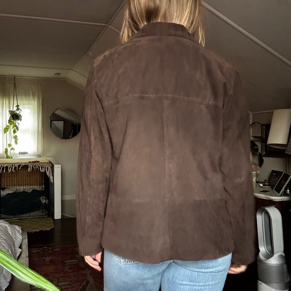 Vintage Brown Leather Jacket - Picture 4 of 5